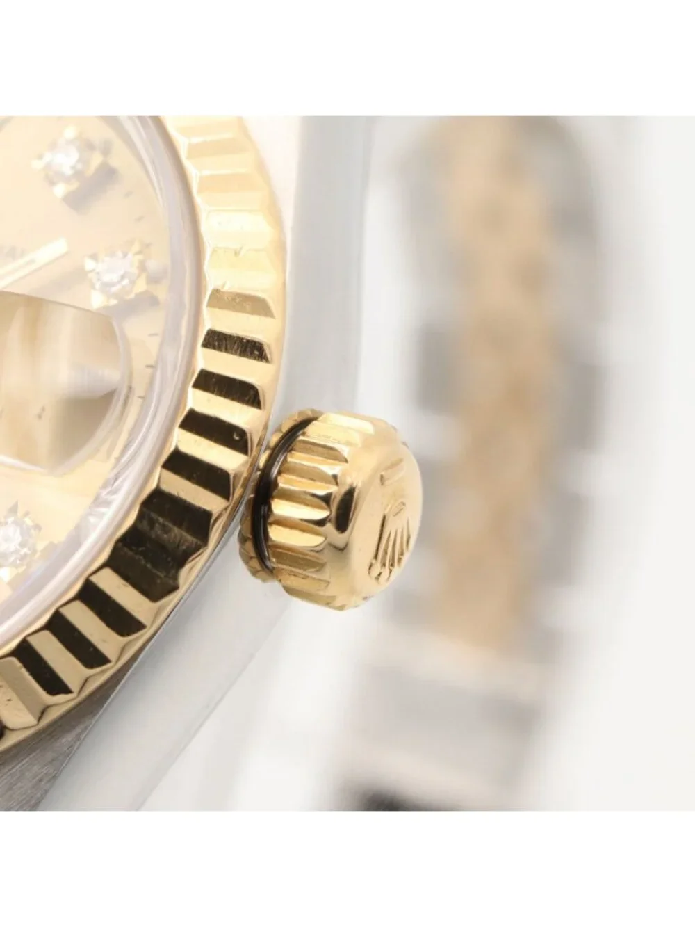 Rolex Watch Datejust Diamond S Number CH QP 18k Stainless Steel